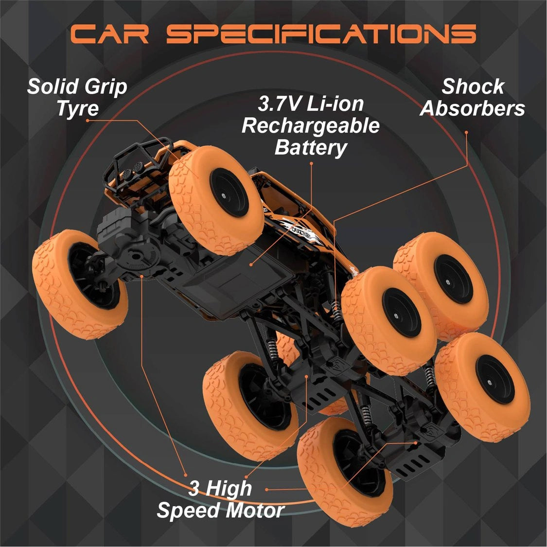 “Electrobotic Duzter-Villey 8.0 Off-Roader RC Car – rugged remote-controlled car designed for outdoor adventures and rough terrain.”