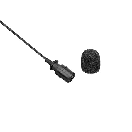Boya M1 Tradico Lavalier Omni Directional Auxiliary Condenser Microphone Collar Clip Mic