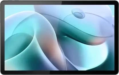 Moto Tab G70 LTE tablet in Modernist Teal color with 11-inch display, 6GB RAM, 128GB ROM, and Wi-Fi plus 4G connectivity.