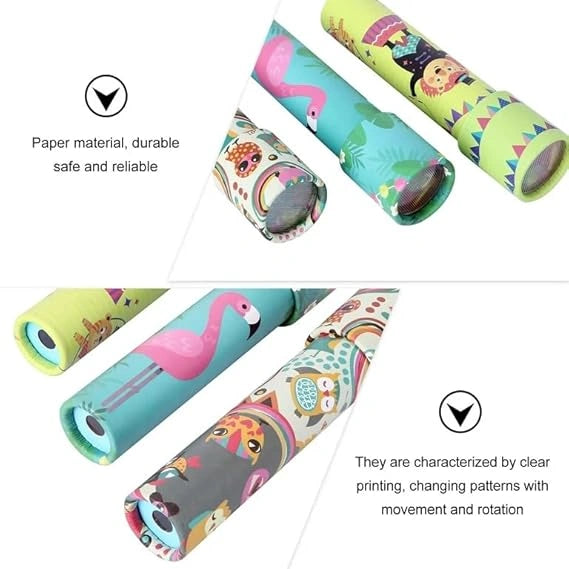 ROKTRY 1 pcs Classic kaleidoscopes Toy, Vintage Retro kaleidoscopes Educational Toys for Birthday Christmas Stock Stuffers Bag fillers Birthday Party School Classroom prizes(Random Color)