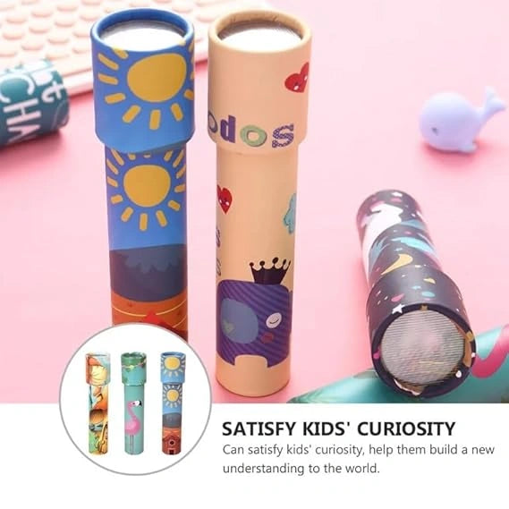 ROKTRY 1 pcs Classic kaleidoscopes Toy, Vintage Retro kaleidoscopes Educational Toys for Birthday Christmas Stock Stuffers Bag fillers Birthday Party School Classroom prizes(Random Color)