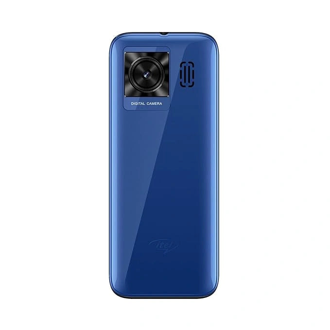 itel Power 450 - Enhanced with Type C Charger, 2500 mAh Battery, Auto Call Recording, Wireless FM Radio, and 32GB Expandable Memory- Deep Blue
