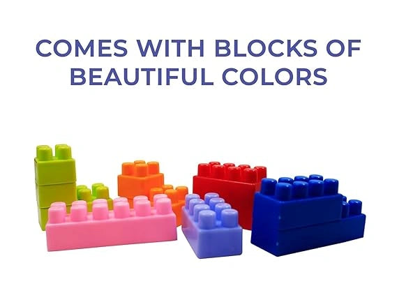 Tots & Toys Junior Builders Building Blocks Set-3, Building Blocks for Kids, Block Game for Kids - 230 Pieces