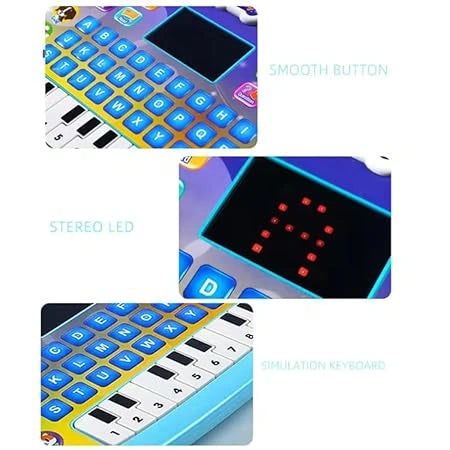 Kid Educational Computer with Piano/Tablet Toddler Learning Pad