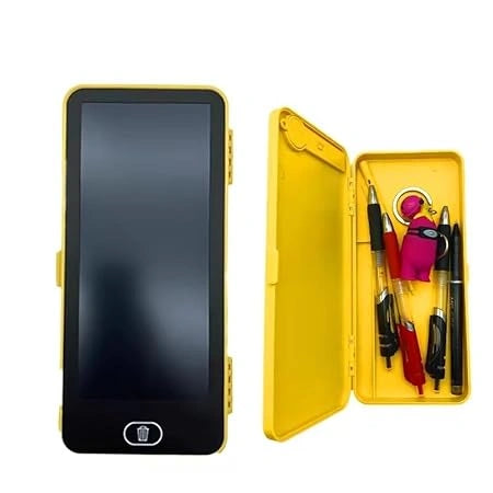 esportic Drawing Tablet with Compass Box for Kids 8.5 Inch, Colorful LCD Writing Tablet, Erasable Drawing Pad with Lock Function, Memo Lists, Toy Gifts, Drawing Writing Play & Learning, (Multi Color)