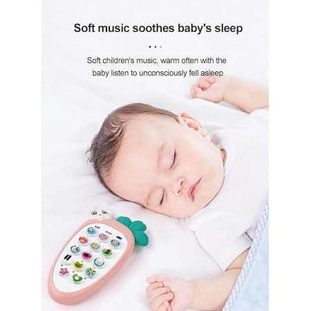 Rabbit Musical Learning Toy Phone for Babies | Interactive Music and Light Toy for Babies & Toddlers | Educational Mobile Toy for Birthday Gifts for Baby Girls & Boys (Multicolor)