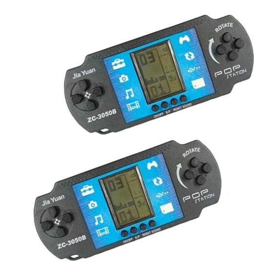 1 Handheld Video Game POP Station Pocket Game Toy Fun Brick Game for Kids Boys and Girls (Colour as per Stock) (1)