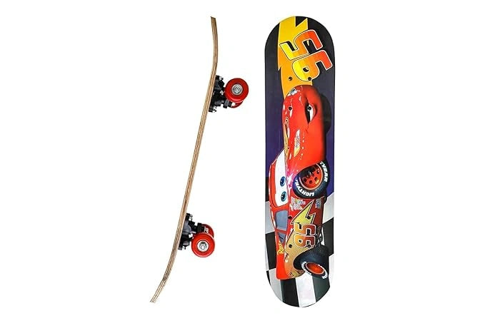 Scotputt 17x5 inch big size skateboard – multidesign, lightweight board for kids and adults”