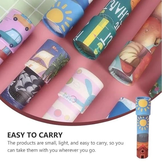 ROKTRY 1 pcs Classic kaleidoscopes Toy, Vintage Retro kaleidoscopes Educational Toys for Birthday Christmas Stock Stuffers Bag fillers Birthday Party School Classroom prizes(Random Color)