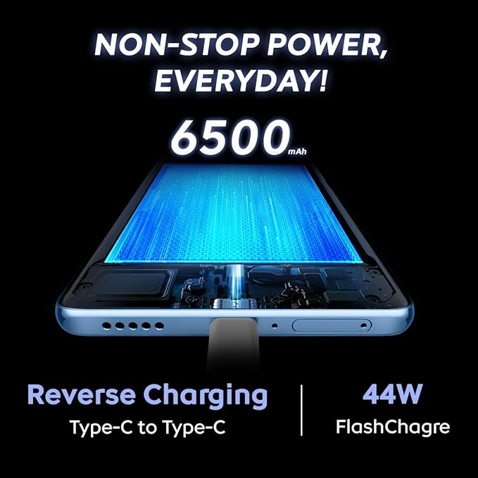 QOO Z10X 5G (Titanium, 128 GB)  (6 GB RAM) Activated