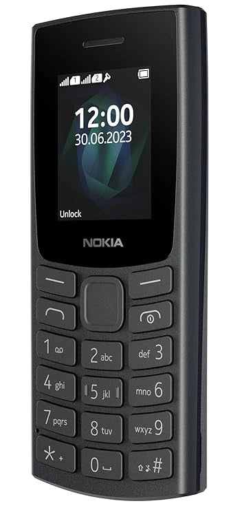 Nokia All-New 105 Single Sim Keypad Phone with Built-in UPI Payments, Long-Lasting Battery, Wireless FM Radio | Charcoal