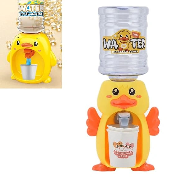 "Ubersweet® Dada Duck mini drinking fountain toy for kids, fun water dispenser model, ideal for festivals, New Year, and girls’ playtime."