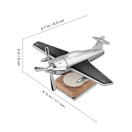 Car Desk Board Solar Power Mini Turboprop Aircraft Air Freshener