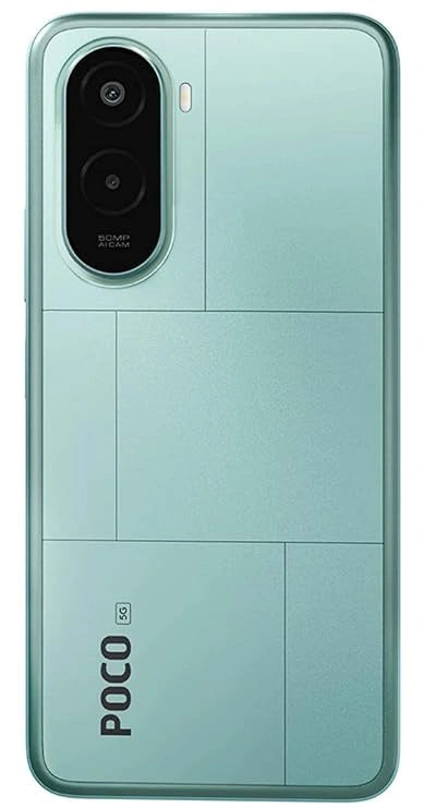 POCO M7 Plus 5G smartphone with powerful performance, sleek design, high-speed processor, vibrant display, long-lasting battery, and advanced AI camera features.