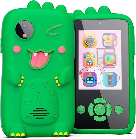 Rahasya Kids Smartphone Toy with MP3 Music Player- Dual Camera for Selfies- in Built Games 2.4" Screen 8MP Camera Toys for Boys & Girls Best Gift Kids Mobile Phones