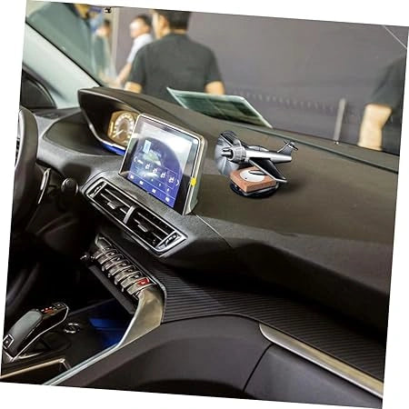 Car Desk Board Solar Power Mini Turboprop Aircraft Air Freshener