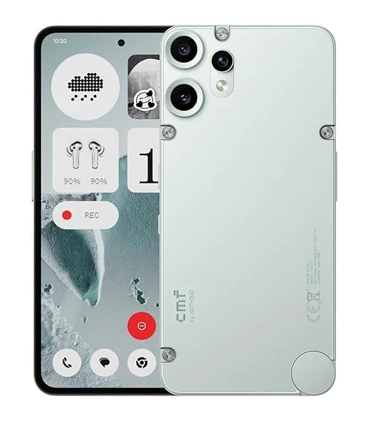 CMF Phone 2 Pro 5G in Light Green with 8GB RAM, 256GB storage, Dimensity 7300 Pro processor, 5000mAh battery with 33W fast charging, 2TB expandable storage, and triple rear cameras (50MP+50MP+8MP).