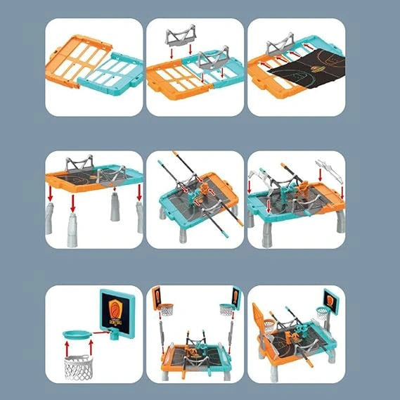 “Basketball board game for kids aged 3+, indoor sport shooting toy, Montessori-friendly educational playset.”