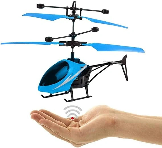 Toy Helicopter with Sensor and Remote Control Rechargeable Flying