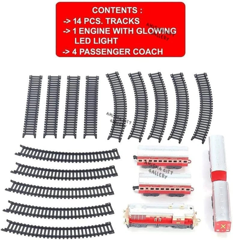 ndian Passenger Toy Train Set | Battery Operated Train