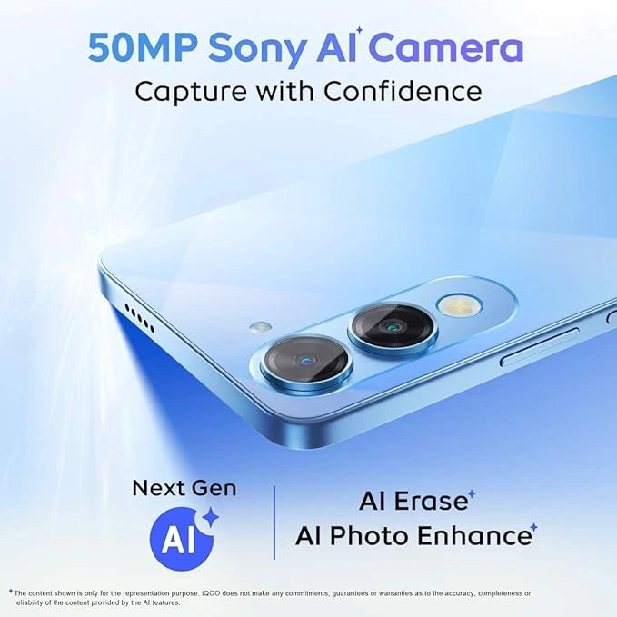 IQOO Z10 Lite 5G (Titanium Blue, 128 GB)  (4 GB RAM)