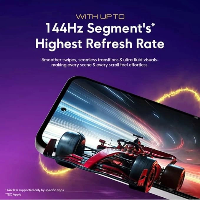 POCO M7 Plus 5G smartphone with powerful performance, sleek design, high-speed processor, vibrant display, long-lasting battery, and advanced AI camera features.