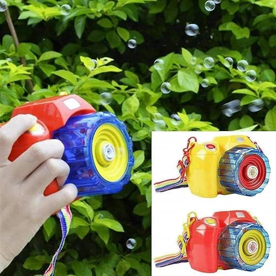 First Choice Bubble Camera for Kids with Music and Light