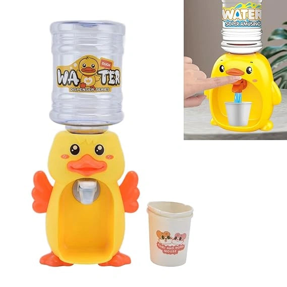 "Ubersweet® Dada Duck mini drinking fountain toy for kids, fun water dispenser model, ideal for festivals, New Year, and girls’ playtime."