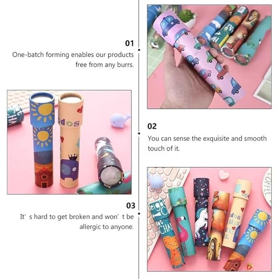 ROKTRY 1 pcs Classic kaleidoscopes Toy, Vintage Retro kaleidoscopes Educational Toys for Birthday Christmas Stock Stuffers Bag fillers Birthday Party School Classroom prizes(Random Color)