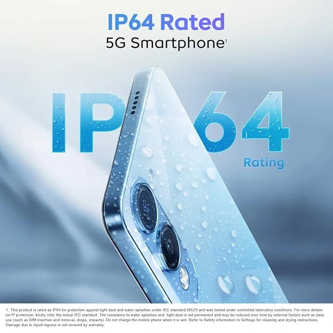 IQOO Z10 Lite 5G (Titanium Blue, 128 GB)  (4 GB RAM)