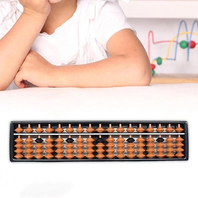 THE STYLE SUTRA 17 Digit Rods Wooden Abacus Learning Aids Educational Toys for Kids