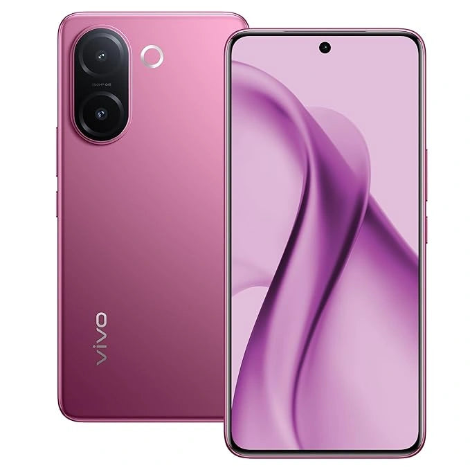 Vivo V60e 5G smartphone with elegant curved display, dual camera setup, and premium design — stylish 5G phone for smooth performance and photography.