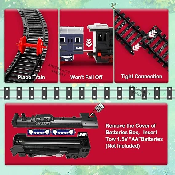 ndian Passenger Toy Train Set | Battery Operated Train