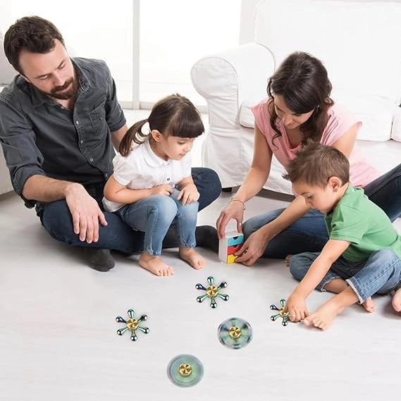 Bestie toys Rain Drop Adventure Shield Star Fidget Spinner Metal Ultra Speed Toy (Raindrop) Random