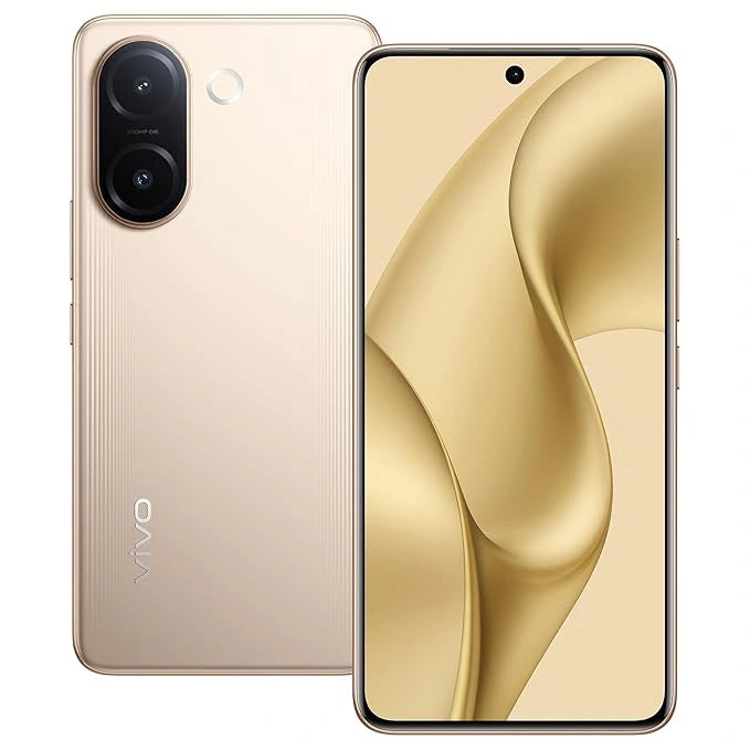 Vivo V60e 5G smartphone with elegant curved display, dual camera setup, and premium design — stylish 5G phone for smooth performance and photography.