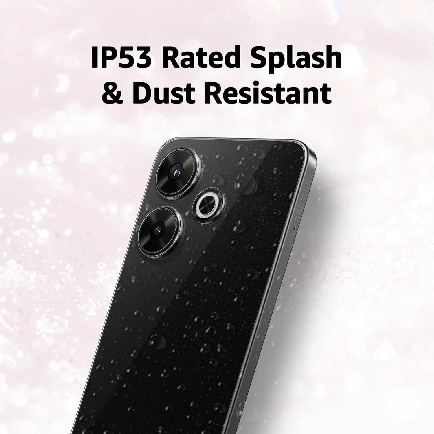 "Redmi 13 5G smartphone in Hawaiian Blue color with 128GB storage and 6GB RAM"