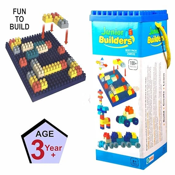 This colorful building blocks set is a funny toy for the whole family. It will help to improve your kid's finger strength, fine motor skill and creativity. Easy to play, no need extra tool.
This motor toy will help young children improve fine motor skills, hand-eye coordination and even social skills as they learn to play and interact with other children, Made of environmentally friendly ABS plastic with smooth edge, harmless to your kids
Watch your child entertain themselves and spend countless hours away