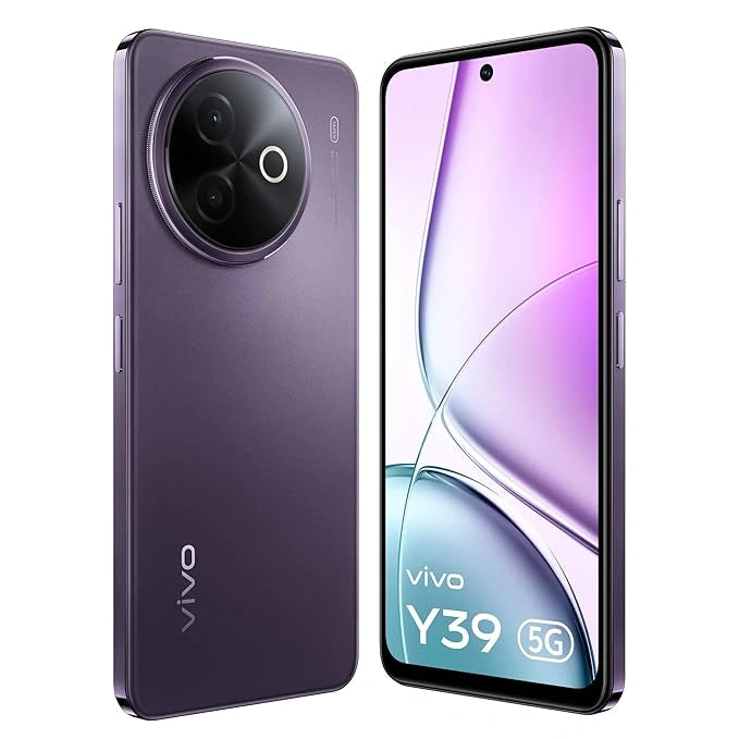 Vivo Y39 by JJR Products, available at JJR Mobile—front and rear view highlighting dual-camera design and large display.