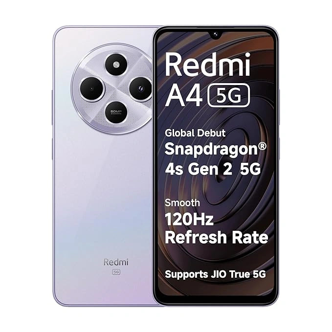 REDMI A4 (Sparkle Purple, 128 GB)  (4 GB RAM)