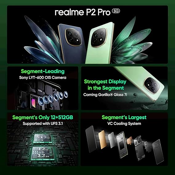 realme P2 Pro 5G (Parrot Green, 128 GB)  (8 GB RAM)