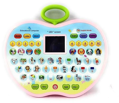 “Educational Kids Laptop – ABC and 123 learning computer with interactive buttons, music, and educational games for children.”