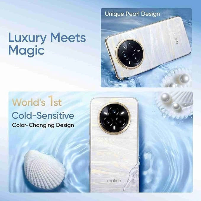 realme 14 Pro+ 5G (Pearl White, 256 GB)  (8 GB RAM)