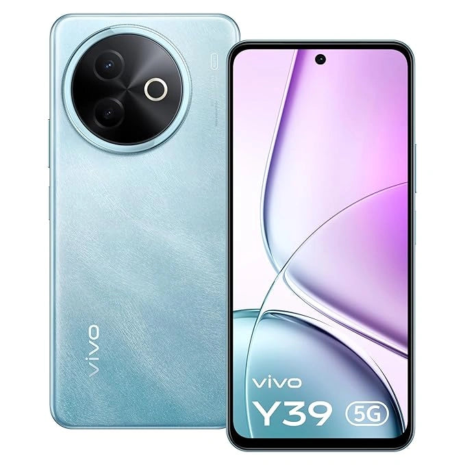Vivo Y39 by JJR Products, available at JJR Mobile—front and rear view highlighting dual-camera design and large display.