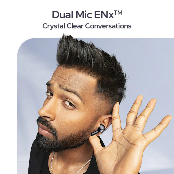 boAt Airdopes 71 w/ 40 HRS Playback, ENx Technology & Beast Mode(Low Latency) Bluetooth  (Active Black, True Wireless)