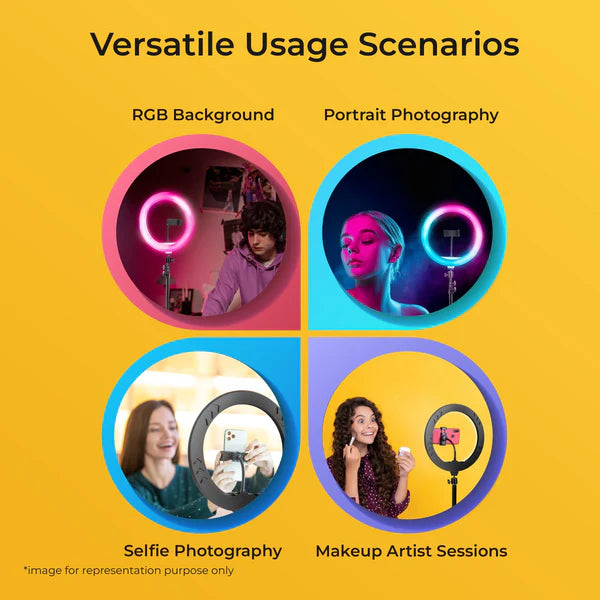 LED Ring Light with 5 feet Stand for Photo & Video Shoot & More