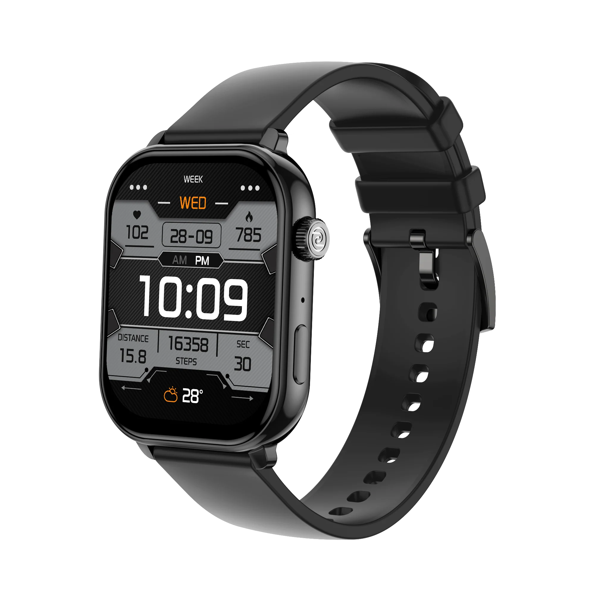 Noise ColorFit Victor 2 Smartwatch ( Deep Wine )