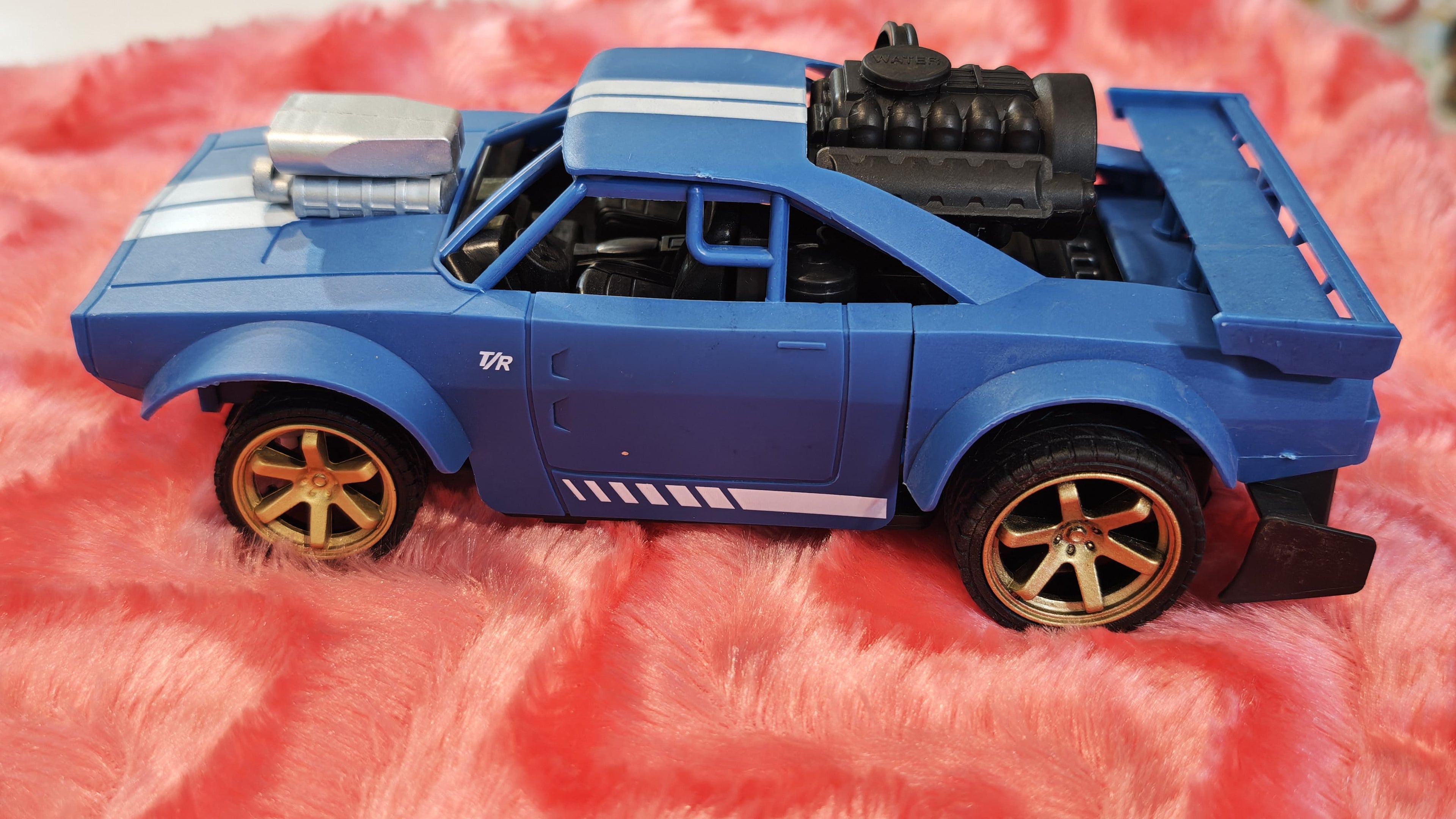 High speed Radio Control car toy with smoke