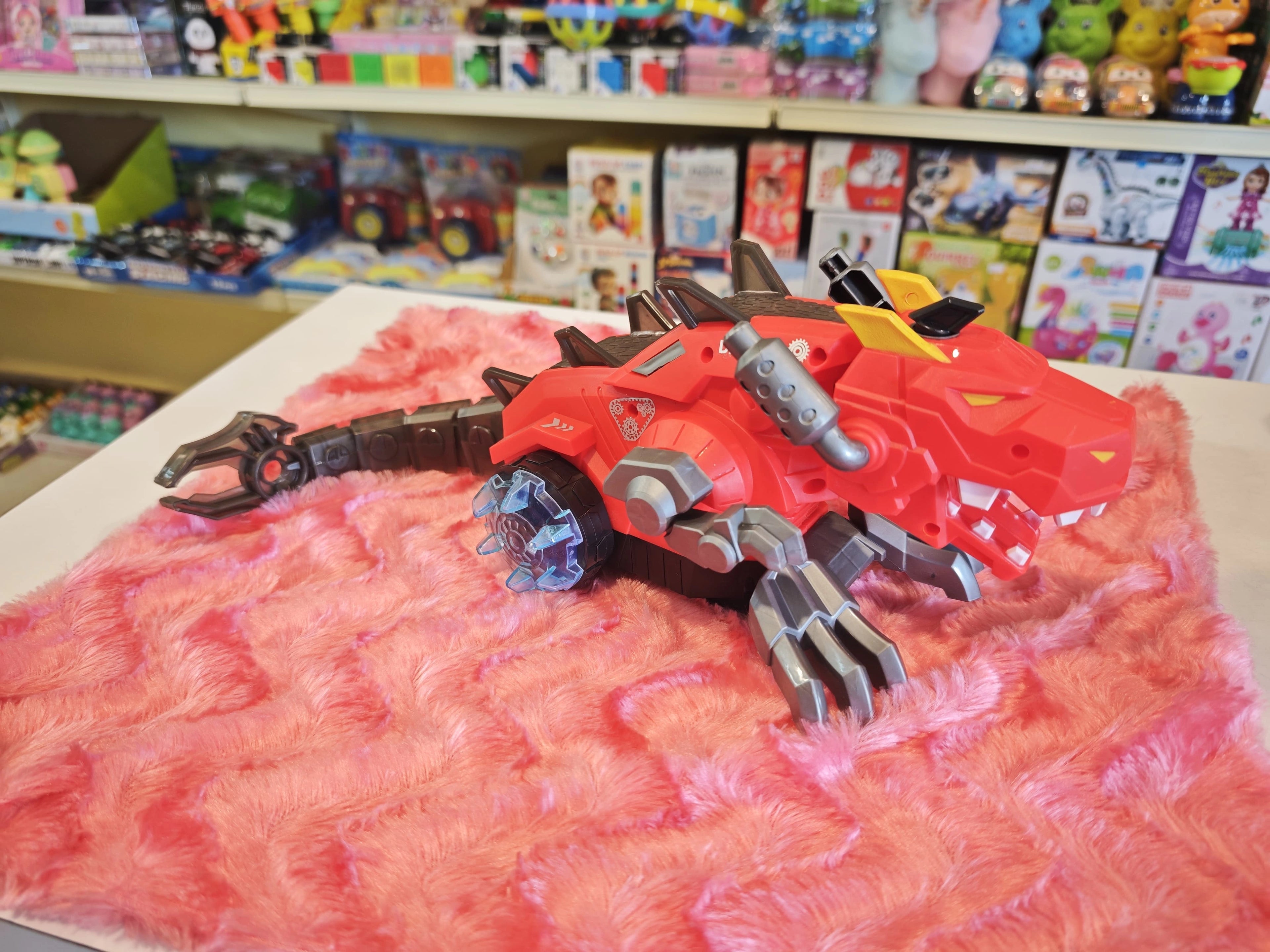 EUPHORIA Rk Toys Robot Dragon Toy With Led Light&Sound Toy For Kids (Random Color)