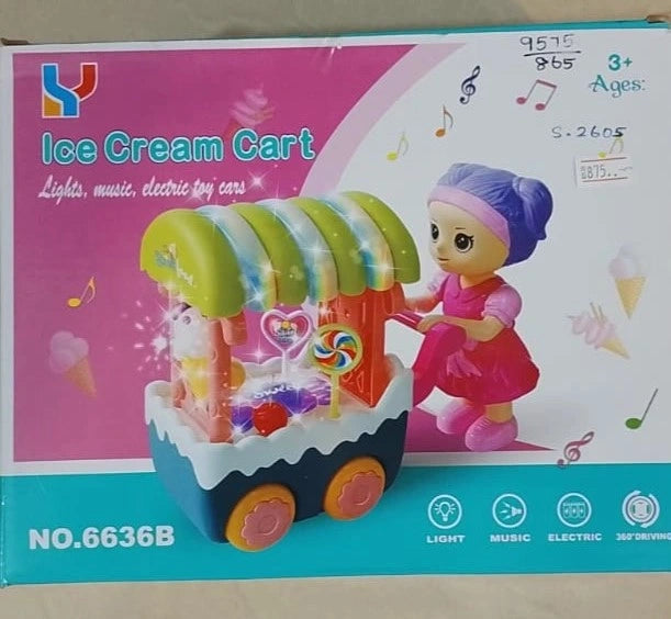 "Ice Cream Cart toy by The Simplifiers, colorful playset for kids to enjoy imaginative play."