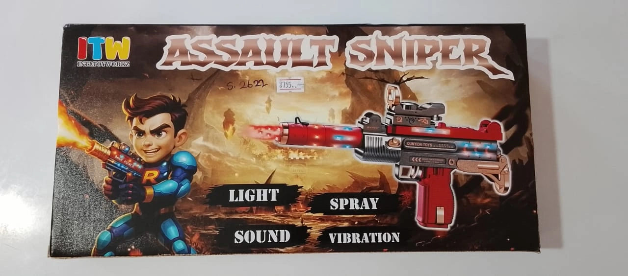 Assault sniper toy gun for kids – realistic design for fun role play”